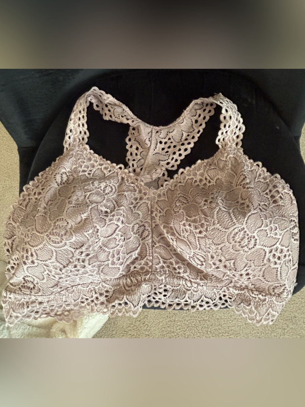Maurices Lace Bralette in Blush Pink